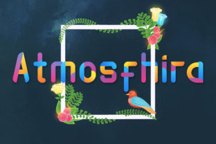 Atmosfhira: A Bold Color Font for Modern Creators