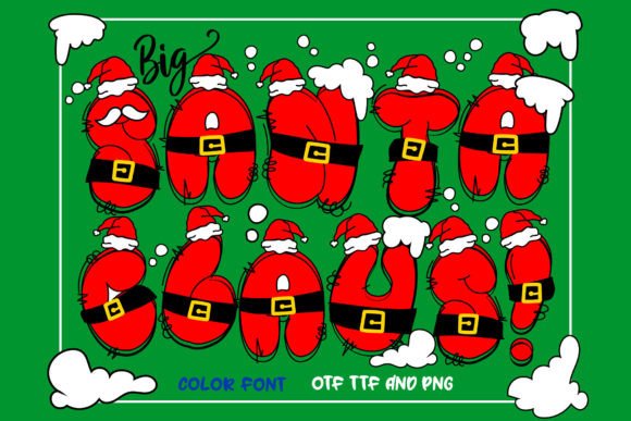 Big Santa Claus! A Bold Display Font for Festive Projects