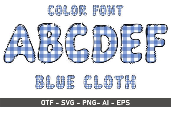 Blue Cloth: A Playful Serif for Creative Projects