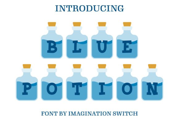 Blue Potion: A Creative Font for Bold Branding