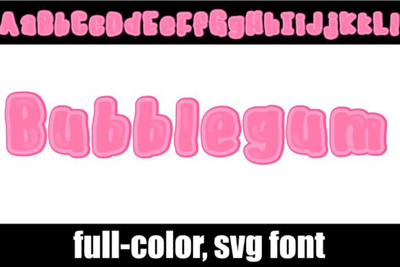 Bubblegum: The Playful Full-Color Font for Bold Projects