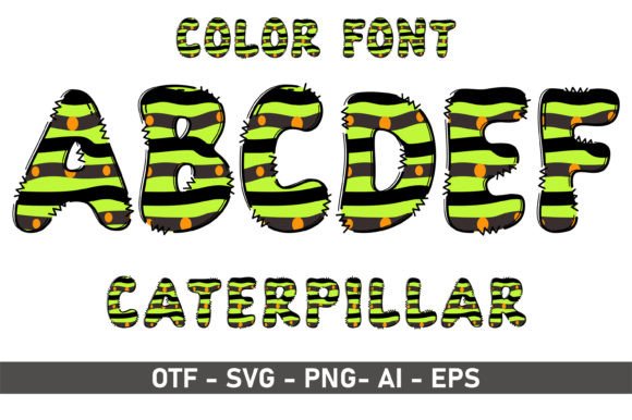 Caterpillar: A Font That Brings Playful Energy to Your Projects