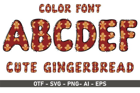 Cute Gingerbread: A Typeface for Whimsical and Artistic Designs