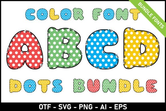 Dots Bundle: A Playful Font Collection for Creative Projects