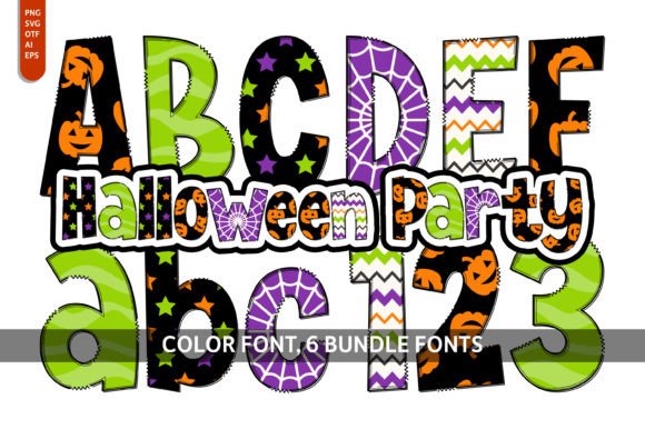 Halloween Party Bundle: A Playful Typeface for Creative Projects