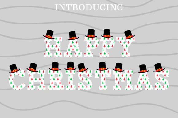 Happy Christmas: Elevating Your Holiday Designs with a Colorful Typeface