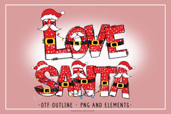 Love Santa: Injecting Festive Charm into Every Design