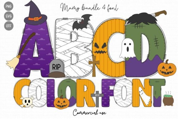 Mummy: Unearthing a Playfully Spooky Creative Font