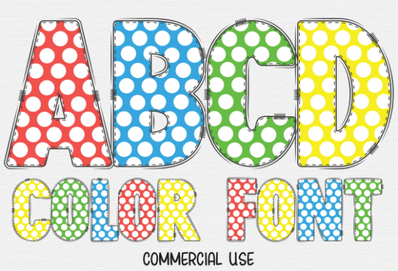 Polka Dots: A Playful Font for Cheerful Designs