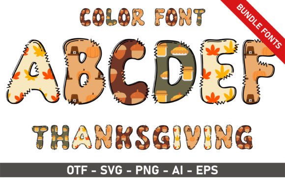 Thanksgiving Bundle: Fonts for Your Autumn Designs